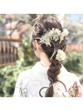 プリマ アンジュ 中目黒店(PRIMA ange) 卒業式 ハーフアップ ヘアセット ヘアアレンジ 中目黒