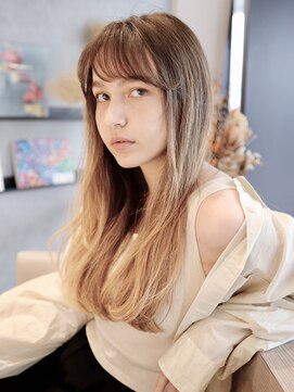 ハーバーズ バイ エムスラッシュ 鎌倉由比ヶ浜(Harbors by M.SLASH) HARBORS鎌倉/フレンチカジュアル/透け感/アッシュミルクティーh