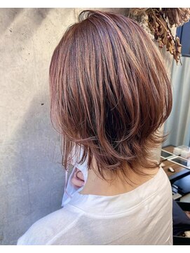 ユアーズ ヘア 恵比寿本店(youres hair) 小顔矯正カットでで作る似合わせショート　ネオウルフ前髪あり