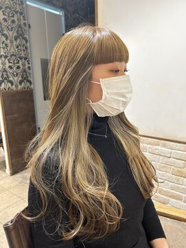 ネオリーブカップ 町田店(Neolive capu) 馴染ませインナーカラー ベージュ Neolive capu町田店