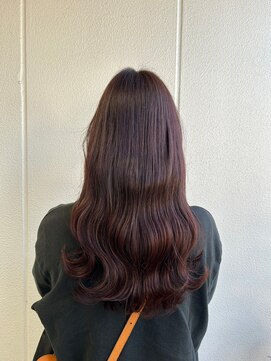 ガリカ シーム(Gallica/SEAM) 【桑原雪音】透明感暗髪大人ピンクブラウン/暖色カラー<原宿>