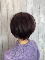 ビューティドレッセヤマノ 池袋パルコ(Beauty Dresse YAMANO)&nbsp;【ハイライト】【ショートボブ】ヴァイオレットピンクカラー