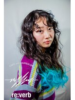 カフェアンドヘアサロン リバーブ(cafe&hair salon re:verb)&nbsp;ロイヤルターコイズカラー