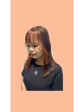 ミント(mint) 初インナーはこれで決まり!!インナーオレンジカラー!!