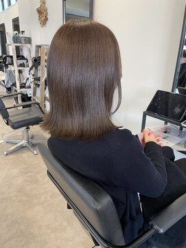 ナンバー(number+) 20代30代ブリーチなしカラーグレージュ