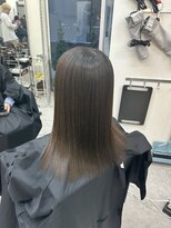 ミラ 銀座(MILA)&nbsp;縮毛矯正×オリーブカラーで透明感アップ！