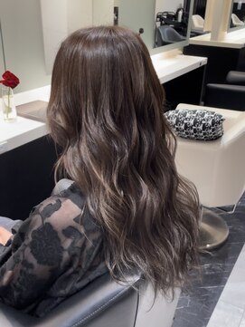 シファー(～Cifer) ブリーチなしカラーグレーアッシュレイヤースタイル♪