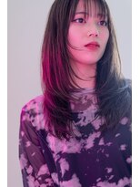 たさわ堂&nbsp;顔まわり/レイヤーカット/セミロング/柔らかい/ストレート　菊岡