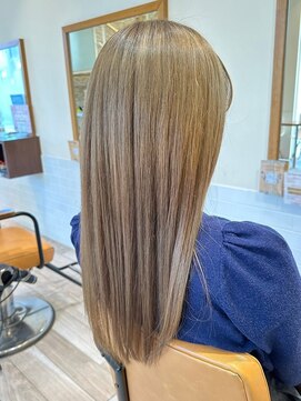 クラップス 横須賀中央店(CLAPS) ミルクティーベージュダブルカラーケアブリーチインナーカラー