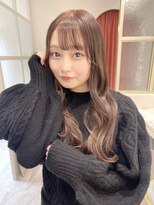 ランド 原宿表参道(LAND)&nbsp;ショコラアッシュ/ヘルシースタイル/ふんわりカール/前髪カット