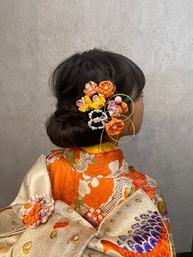 ウィスプ 赤羽店(wisp) キッズヘアセット 七五三/和装/シニヨン/お団子/着付け#3