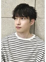 にもう&nbsp;ダークアッシュ ニュアンスパーマ 韓国マッシュ