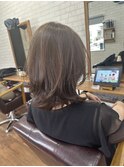 ウェーブミディアム似合わせカット_メルティカラーアッシュ_450
