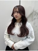 miyuu/ピンクブラウン/チェリーピンク/ブリーチなしwカラー/韓国