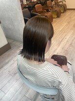 ミニム ヘアー(minim hair)&nbsp;【minim×岩田】切りっぱなしボブ×ブランジュ