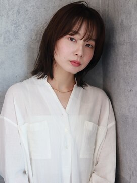 ルー(Luu) ナチュラルボブ/顔まわりレイヤーカット/神戸/東灘/住吉/三ノ宮