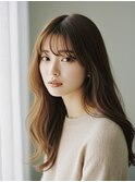 イメチェン/美髪/外ハネボブ/ワイドバング/髪質改善/縮毛矯正