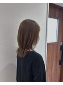 ナチュラルくびれミディ × 透明感ベージュ