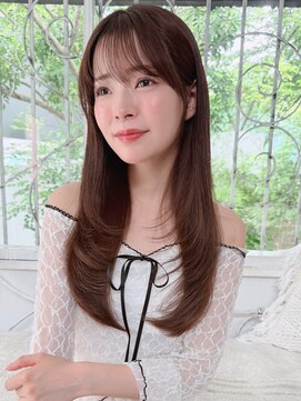 ロンド メリー 大宮(Lond merry) 髪質改善縮毛矯正レイヤーカット顔周り前髪韓国ミニウルフ/大宮