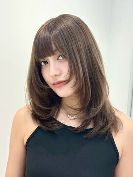 オニキス(ONYX) e111透明感ダブルカラー韓国ヘアーレイヤーカットハッシュカット