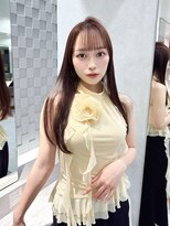 ジーナ 名駅(XENA.) 【haru】髪質改善/ストレート/韓国ヘア/ブラウンカラー