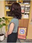 〈浅草 半個室〉レイヤーパーマ/ラベンダーブラウン
