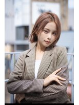 アグ ヘアー ネスト 茨木店(Agu hair nest)&nbsp;外はねボブ 20代30代40代ヘア 小顔 大阪ボブ 茨木