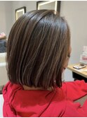 三鷹ショートボブくびれショートイルミナカラー顔周りレイヤー