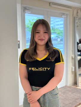 くびれヘア透明感カラー7.27