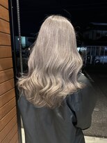 ラフ バイ マグ 南松本(R.A.F. by Mag)&nbsp;ホワイトアッシュシルバーケアブリーチハイトーンカラー冬カラー