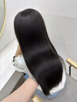 ラビス クローバー(Lovis clover) ダークブラウン/艶髪/韓国/ワンホン