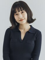 デバイス バイ フレイムス 越谷(DEVICE by Frames)&nbsp;外ハネロブ/くびれミディアム/前髪あり/20代30代40代◎小顔越谷