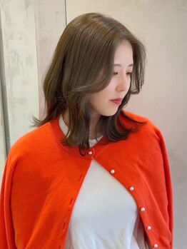 エフェスト 二条店(efesto)の写真/ミリ単位で魅せる韓国風レイヤー！再現性抜群の似合わせカットと髪質改善で、理想の小顔を叶えます＊