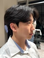 ノラギンザユー(NORA GINZA/U)&nbsp;メンズヘアメンズパーマダウンパーマセンターパート