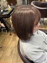 クネア(kunea)&nbsp;切りっぱなしボブ/ミルクティーベージュ