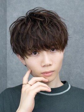 エルマーク 京都駅前(L-MARK) ツイストスパイラル/メンズ/学割/アップバング/センターパート