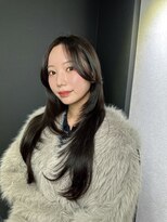 ザシェノンウメダ(THA CHAINON UMEDA) イメチェン/ピンクベージュ/アンブレラカラー/前髪/心斎橋