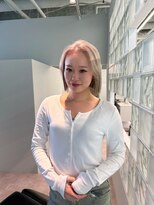 ミッシュバイアーバン(misch by urban.) プツッとボブ/ホワイトミルクティー/透明感カラー