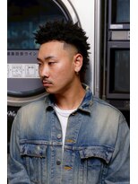 チルチェア 横浜(CHILL CHAIR)&nbsp;スパイキーアフロ×フェード <横浜駅/バーバー/床屋/理容室>