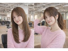 ラヴィズム 名駅店(LUVISM)の雰囲気（結んでも可愛い顔周り◎小顔×透明感ロングヘア 名駅/顔周り）