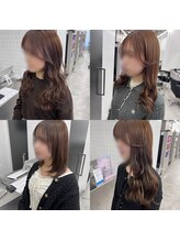 ブリーチなしでつくる、柔らか透明感カラー◎ダメージを抑えながら叶えるダブルカラー名古屋/名駅カラー