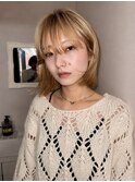 Andco ブロンド×ハッシュカットボブ