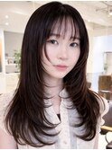 髪質改善パーマ透明感カラーダブルカラーブリーチ