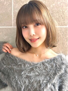 サンド ミュウ 横浜店(sand mieu) 大人可愛いゆるふわボブ