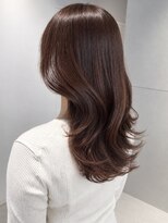 トリッカ シブヤ(TRICCA SHIBUYA)&nbsp;チョコレートモカブラウン秋カラーツヤ髪髪質改善レイヤーカット