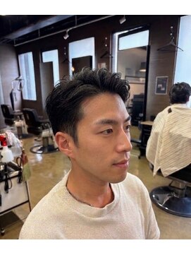 ワンワンオー バーバーショップ 博多店(@110 BARBER SHOP) ツーブロックショートカルマヘアスリックバックジェットフェード