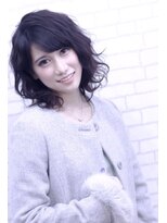 ヘアメイク アヴァロン 橋本店(HAIR MAKE Avalon)&nbsp;【Avalon橋本】鎖骨ミディ抜け感ウエーブ　［橋本/橋本駅］