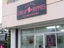 チープヒッピーズ(CHEAP HIPPIES)の雰囲気（黒い看板が目印です＊駐車場はお店の目の前☆）