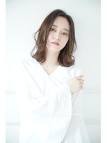 ナオシ トレス 富雄店(nao*c tres)&nbsp;【奈良/富雄nao*c】ひし形シルエット切りっ放し外ハネミディー