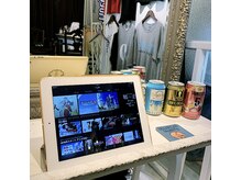 エムド ヘアラボ(EMDO hair labo)の雰囲気（全席タブレット完備☆映画・ドラマなどお楽しみ頂けます♪）